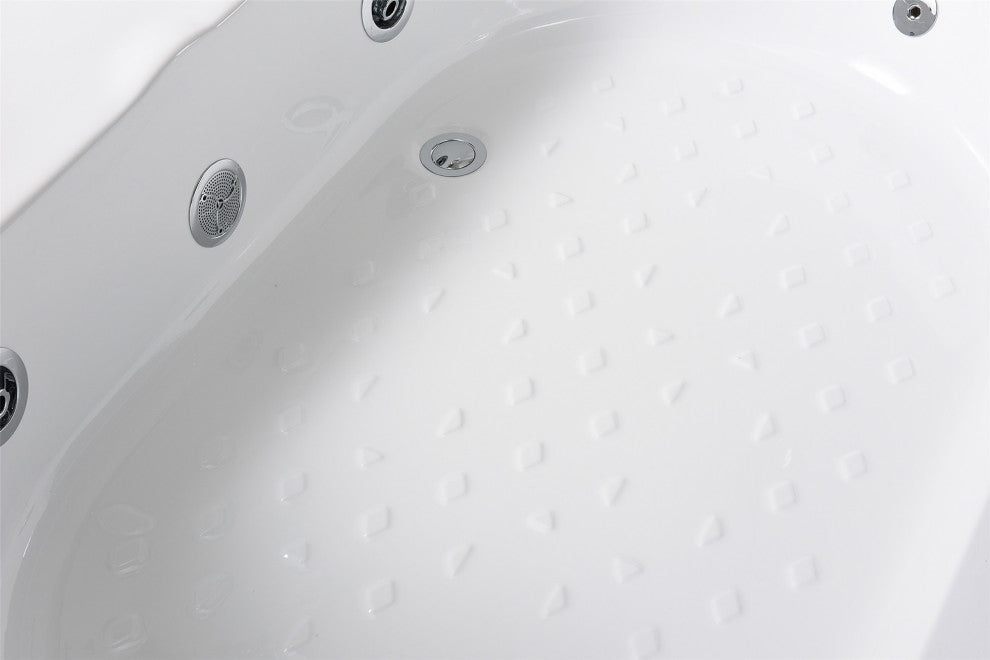 Whirlpool Bathtub 59" X 59" hot tub 10 water jets - Marbella