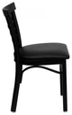 Black Restaurant Chair, Black
