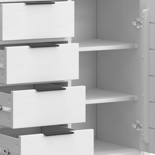 Hollander Solid WOOD Sideboard Buffet, White