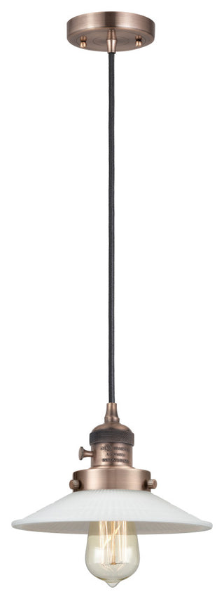 Innovations 201CSW-AC-G1-LED 1 Light Pendant, Switch, Antique Copper