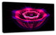 Abstract Magenta Fractal Flower, Floral Canvas Art print, 32"x16"
