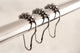 Kingston Brass Roller Ball Shower Curtain Rings (12 pcs/set), Polished Chrome
