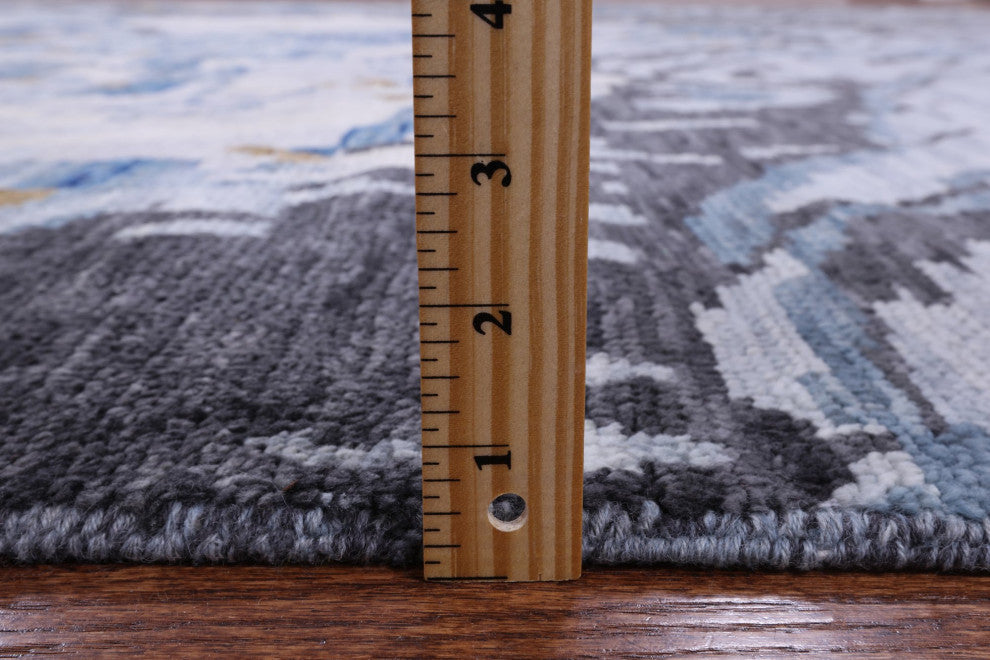 8' 10" X 11' 8" Starry Night By Vincent Van Gogh Handmade Wool Rug Q8980