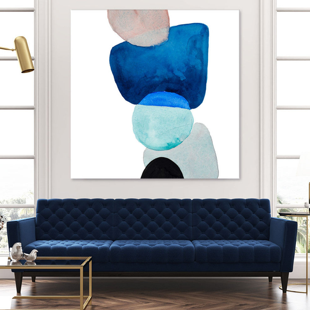 Head Over Heels Abstract I - 72 x 72 by Lanie Loreth