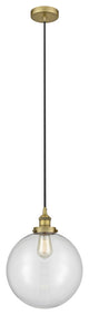 Innovations 616-1PH-BB-G202-12 1-Light Mini Pendant, Brushed Brass