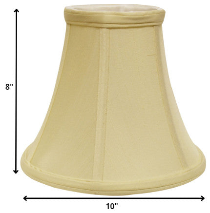 10" Antique White Premium Bell Monay Shantung Lampshade