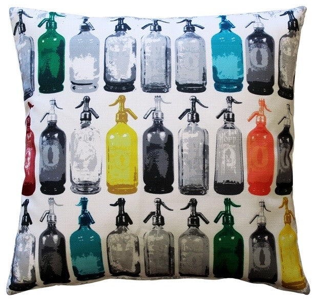 Pillow Decor - Seltzer Jazz Vintage Throw Pillow 20x20