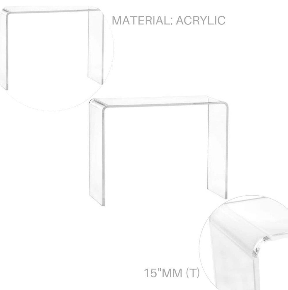 Acrylic Large Console Table, 15 MM Thickness