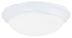 Generation Lighting Lighting 1-Light Flush Mount, White