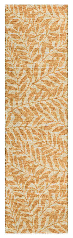 Indoor/Outdoor Sedona SN5 Wheat Machine Washable 2'3" x 12' Runner Rug