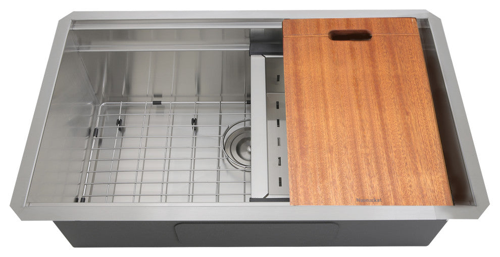 Nantucket Sinks ZR-PS-3018-16 30" Pro Series Workstation Sink