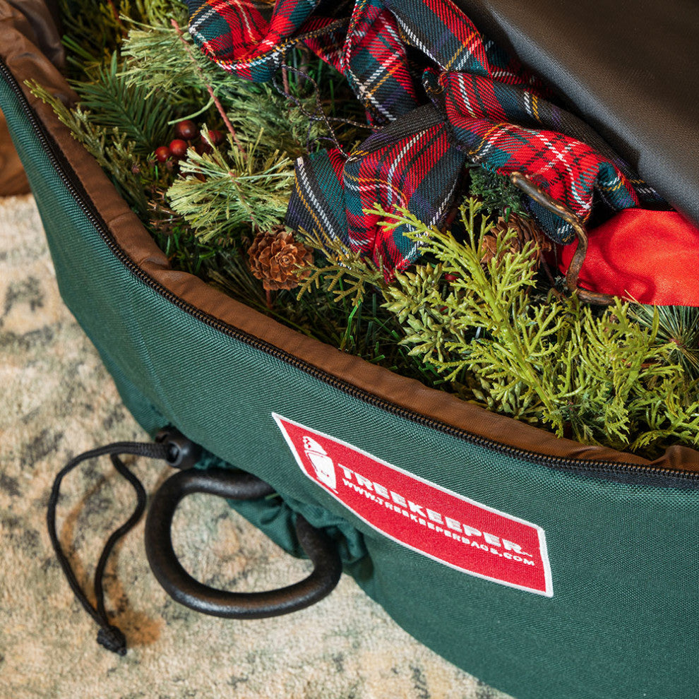 30" Padded Christmas Wreath Storage Container