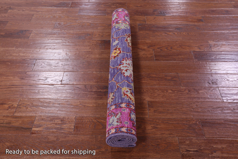 Turkish Oushak Hand Knotted Wool Rug 4' 0" X 6' 4" - Q15886