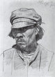 Ilia Efimovich Repin Portrait of a Kalmyk Gallery Wrap Canvas, 18"x27"