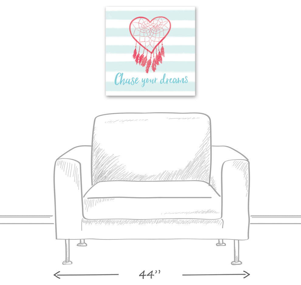 Chase Your Dreams 20x20 Canvas Wall Art