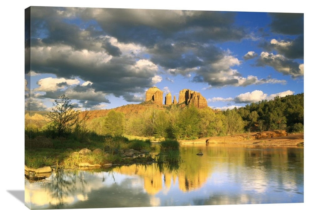 "Cathedral Rock At Red Rock Crossing, Red Rock State Park, Arizona" Artwork