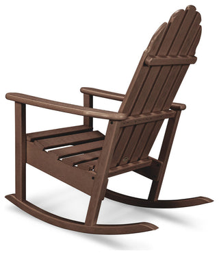 Polywood Classic Adirondack Rocking Chair, Mahogany