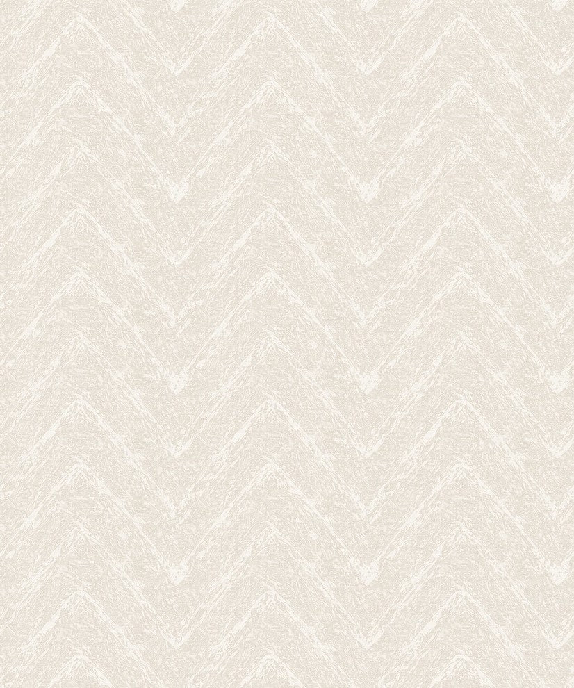 Natural Faux 2, Modern Geometric Stone Wood Rustic Wallpaper, Cream, Sample