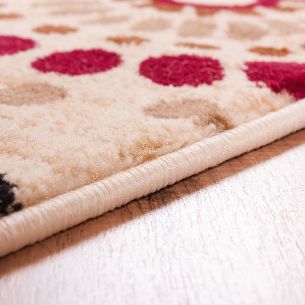 Well Woven Barclay Orchid Fields Rug, Ivory, 6'7''x9'6''