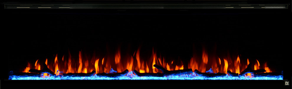 Touchstone Sideline Elite 72"³ Recessed Electric Fireplace