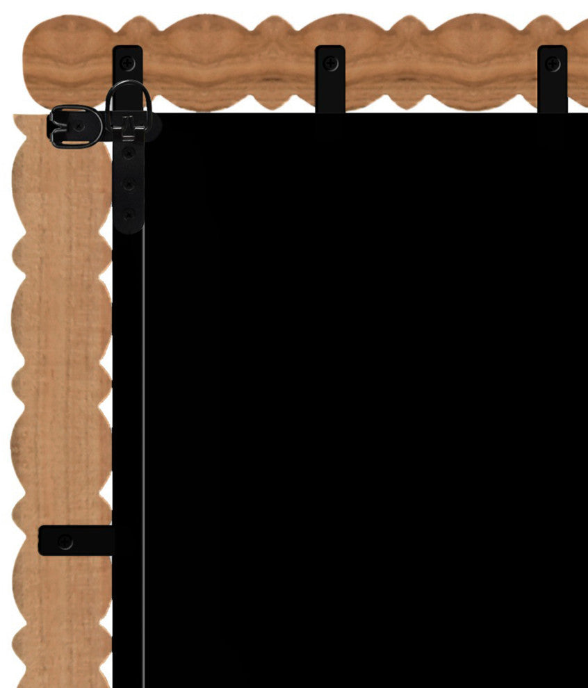 Aubrey Mirror, Brown, 29" W x 2" D x 65" H