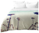 Bree Madden California Palm Trees Comforter, King
