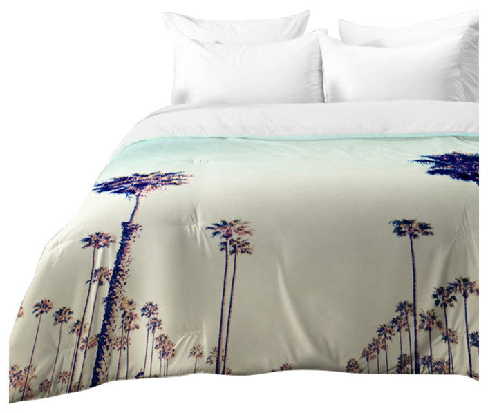 Bree Madden California Palm Trees Comforter, King