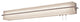 Apex 38" LED Overbed Wall Light, Weathered Gray, Linen White Shade