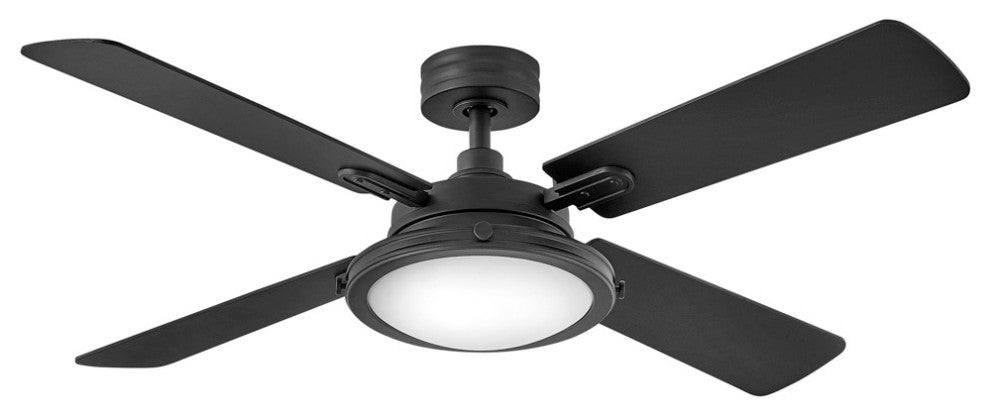 Hinkley Collier 54" Integrated LED Indoor Ceiling Fan, Matte Black