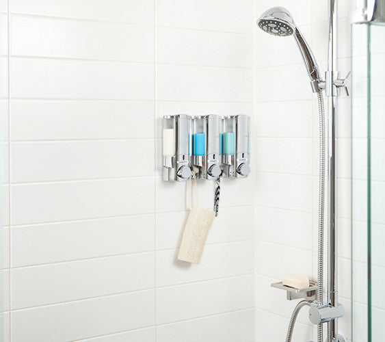AVIVA 3-Shower Dispenser, Chrome