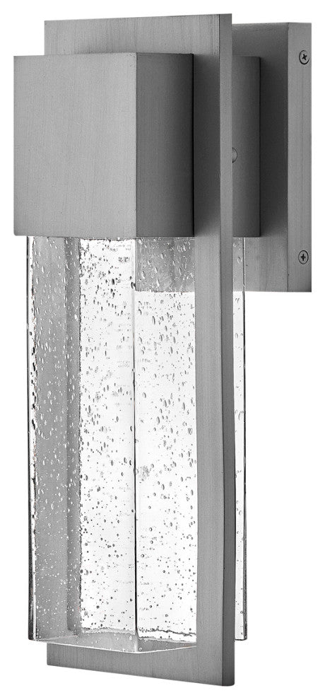 Lark Alex 15.75" Small Outdoor Wall Mount Sconce, Antique Brushed Aluminum