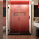 Dreamline Unidoor Min 57" To Max 57-1/2"x72" Hinged Shower Door