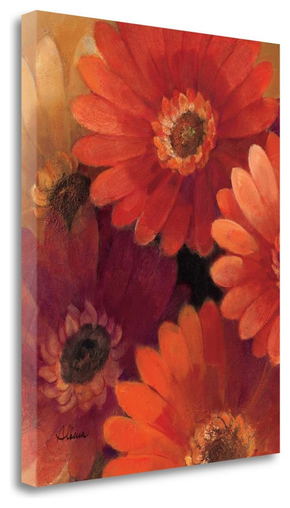 "Garden Of Gerberas II" By Albena Hristova, Giclee Print on Gallery Wrap Canvas