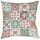 Laural Home Bohemian Pink Tiles 18" X 18" Indoor Decorative Pillow