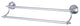 Kingston Brass Polished Chrome Naples 24" Dual Towel Bar BA7613C