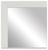 LaRue Framed Wall Mirror, White, 36" X 54"