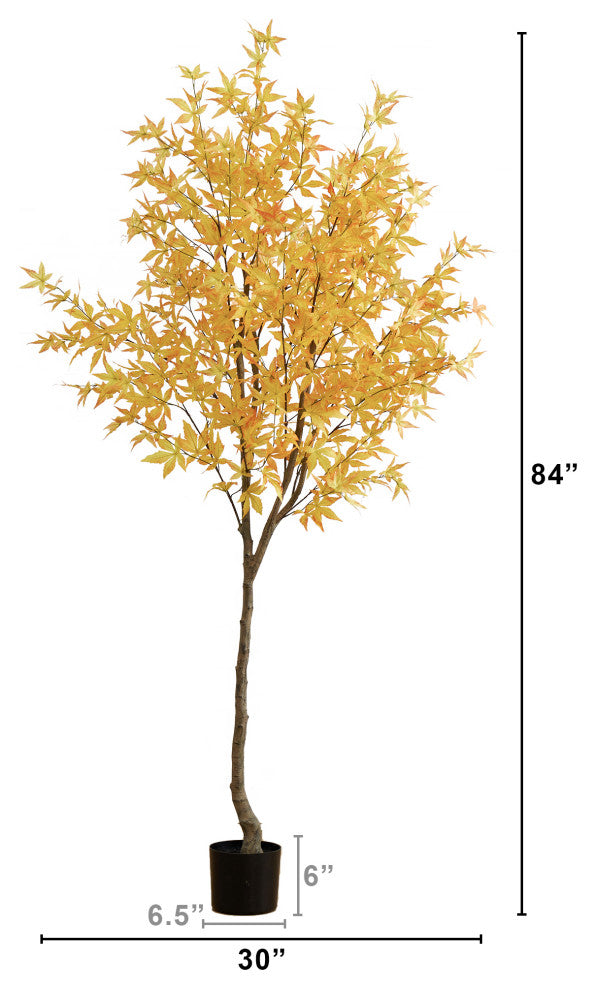 7ft. Autumn Maple Artificial Fall Tree