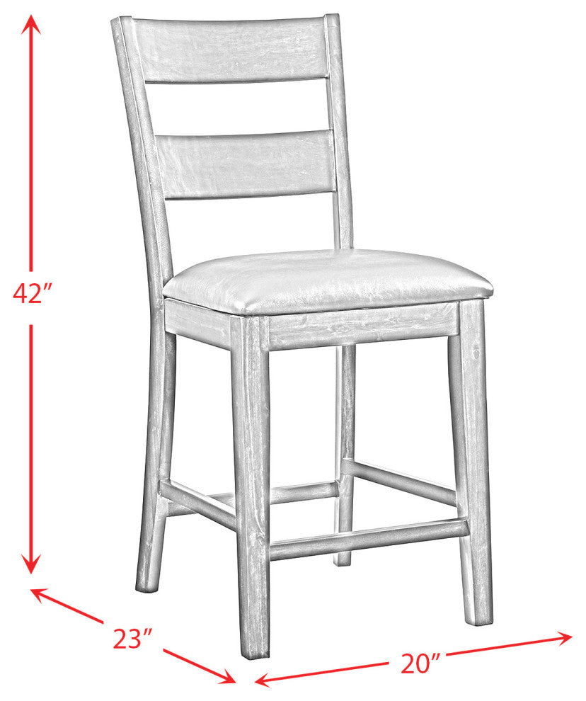 Mango Counter Side Chair, Set of 2