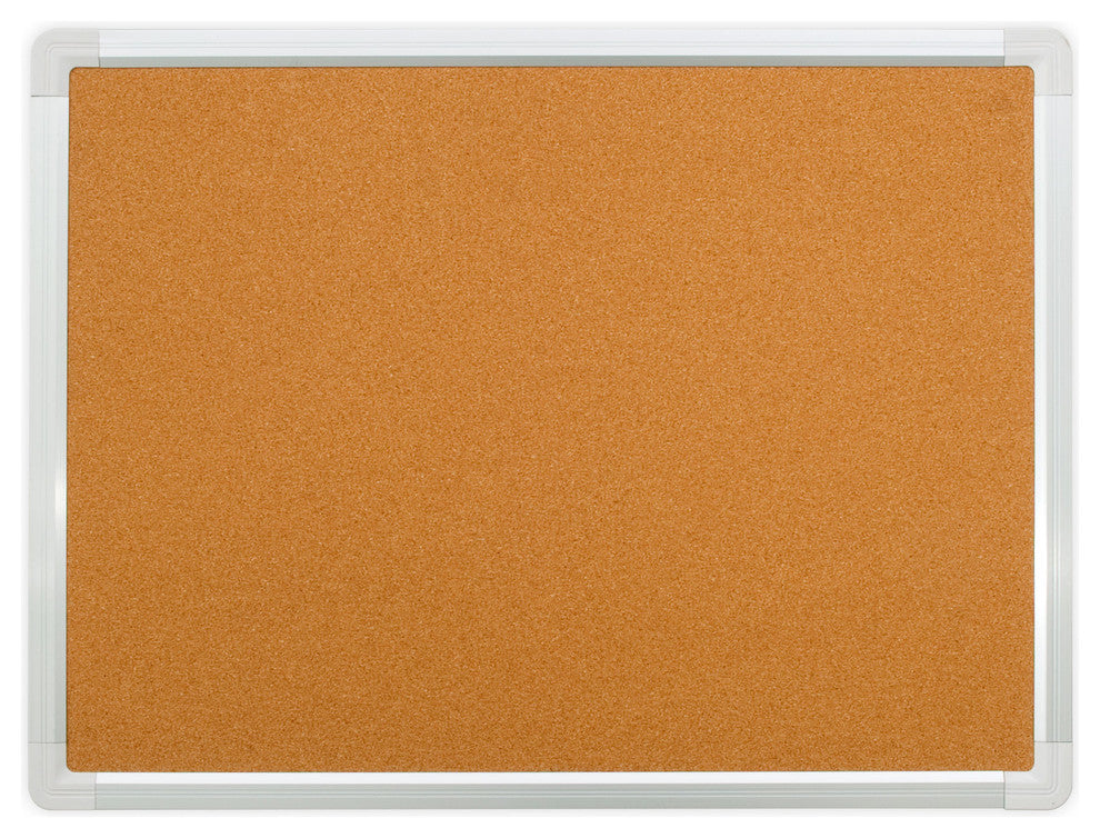 Jelinek Cork Bulletin Board, Aluminum Frame
