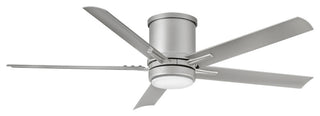 Hinkley Vail 52" Integrated LED Flush Mount Ceiling Fan, Brushed Nickel