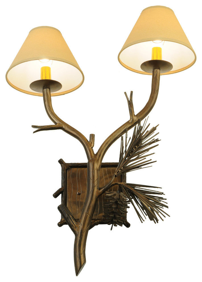 27H Lone Pine 2 LT Wall Sconce