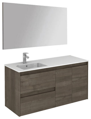 WS Bath Collections Ambra 120L Pack 1 Ambra 48" Wall Mounted - Samara Ash