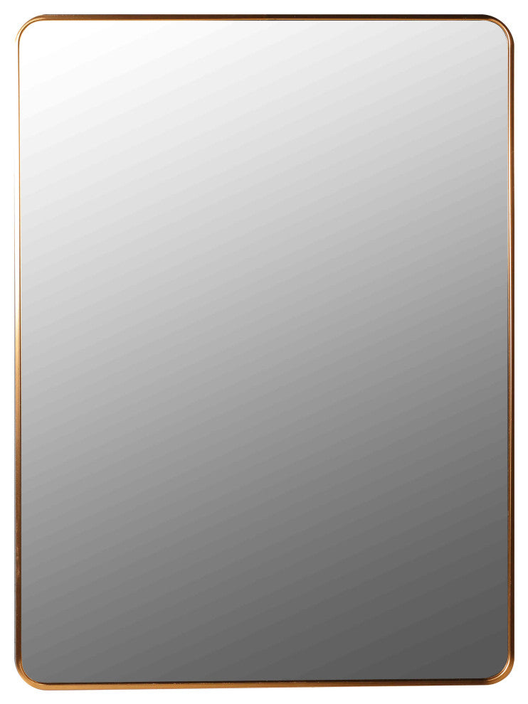 Cortesi Home Elllen Mirror, Gold, 22"W x 30"H