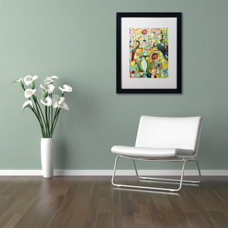 'Assemble' Matted Framed Canvas Art by Sylvie Demers