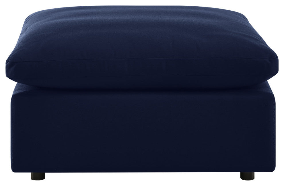 Commix 7-Piece Sunbrella Outdoor Patio Sectional Sofa Navy