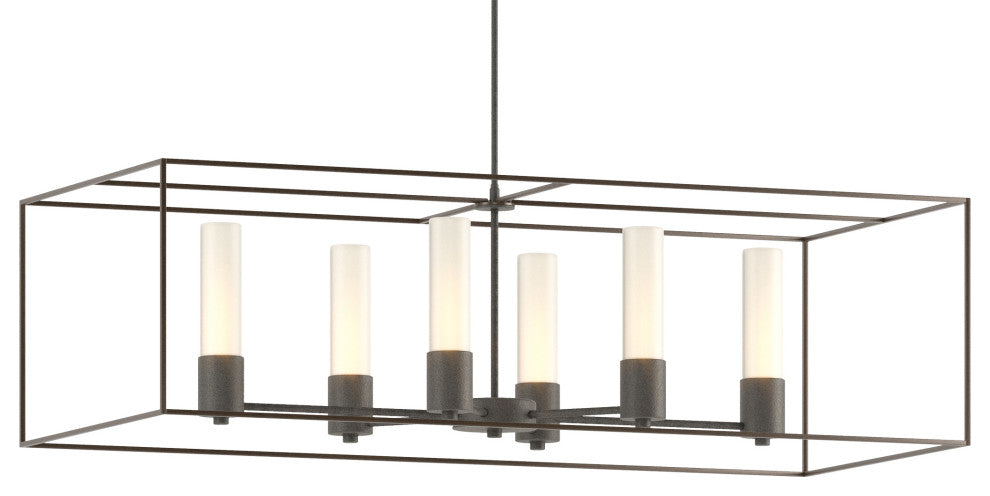 Portico Pendant, Natural Iron, Bronze Accent