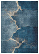 Machine Washable Indoor/Outdoor Chantille ACN1889 Navy 3' x 5' Rug