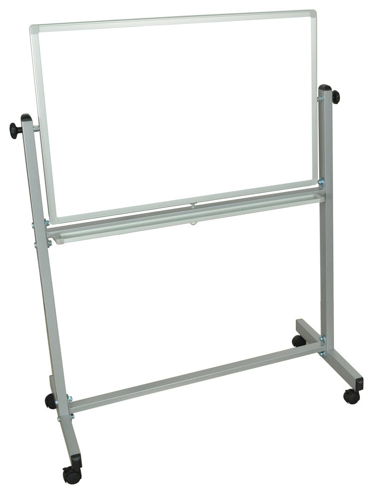 Luxor MB3648WW Mobile Magnetic Reversible Whiteboard