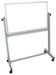 Luxor MB3648WW Mobile Magnetic Reversible Whiteboard