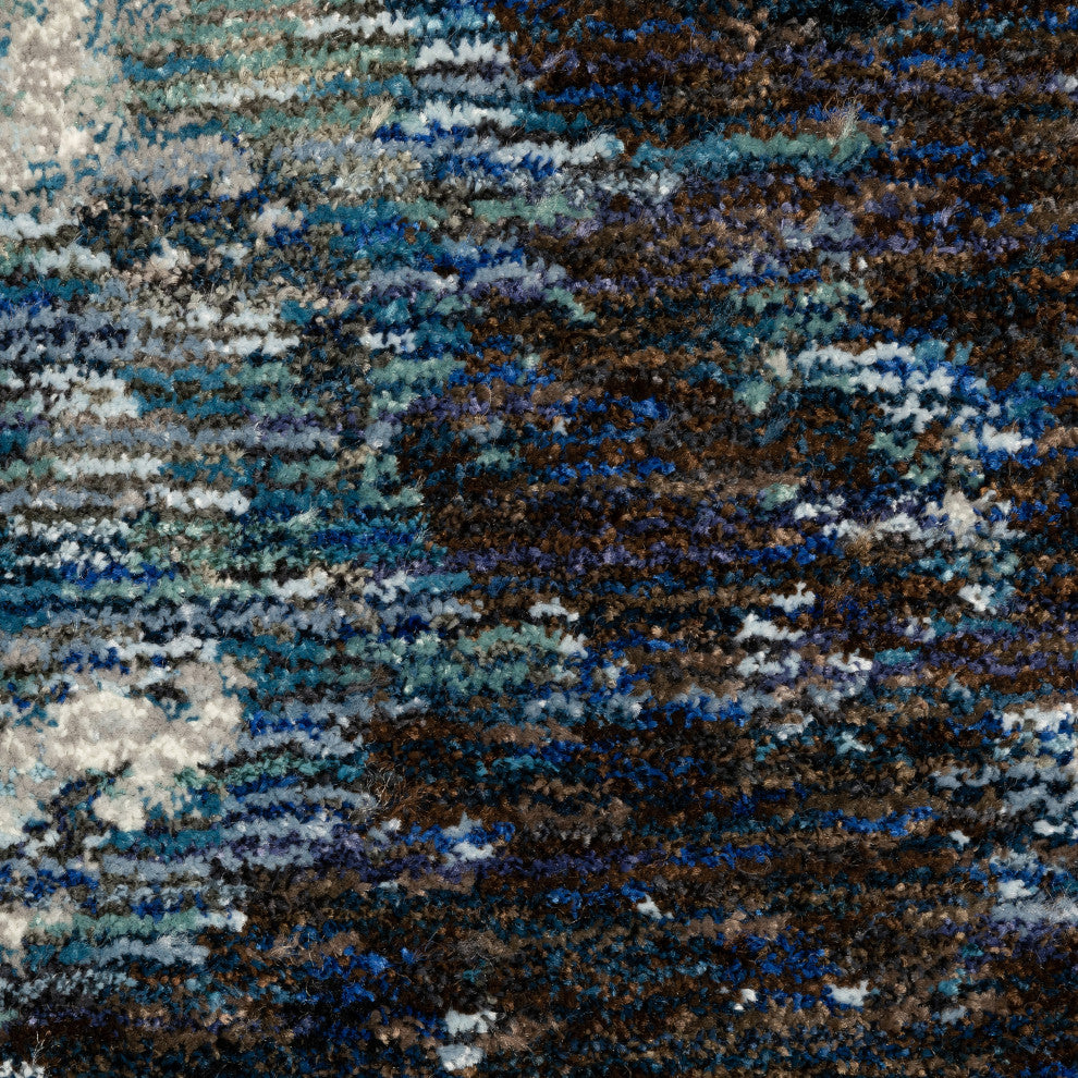 Elements Oceanic Abstract Blue/ Gray Area Rug, 8'6"x11'7"
